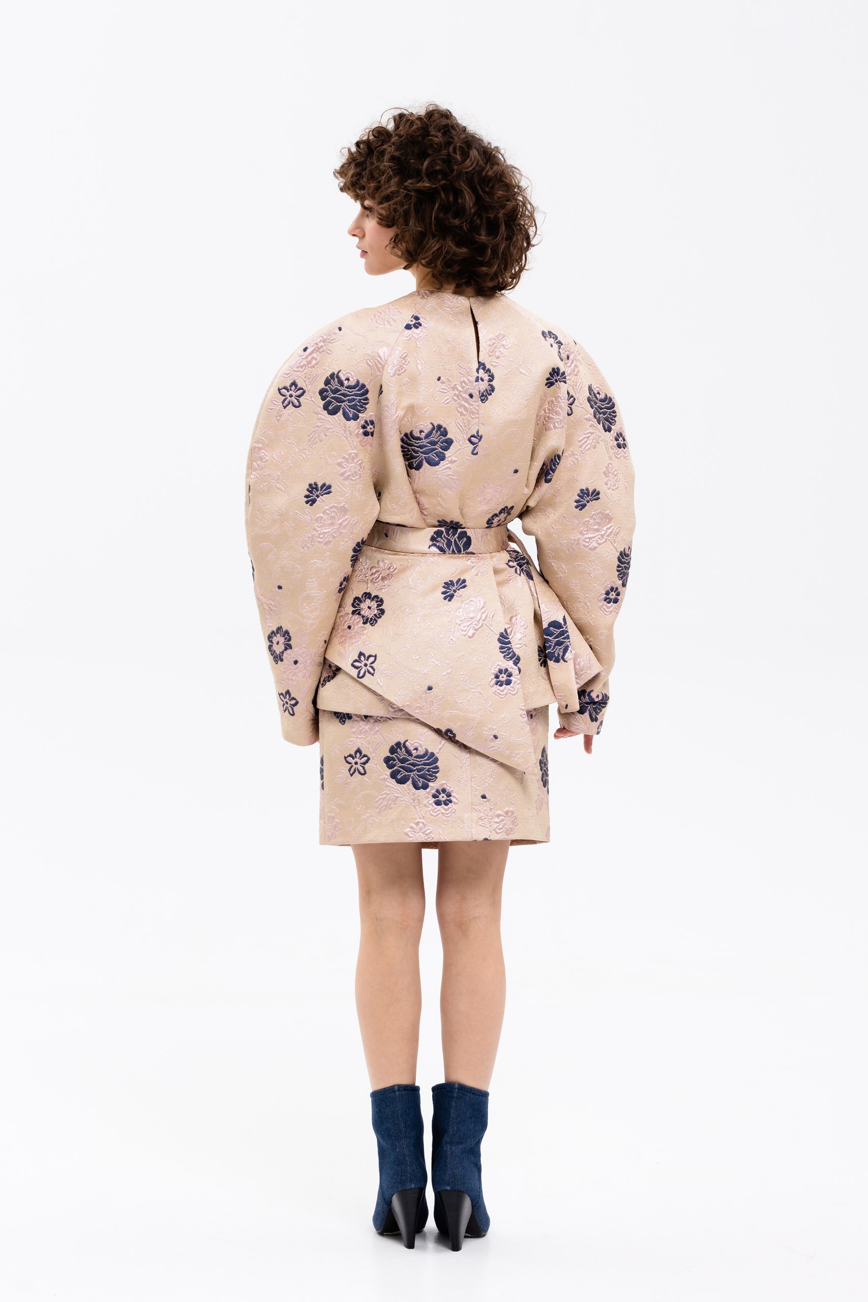 Жаккард свитшот розовое золото