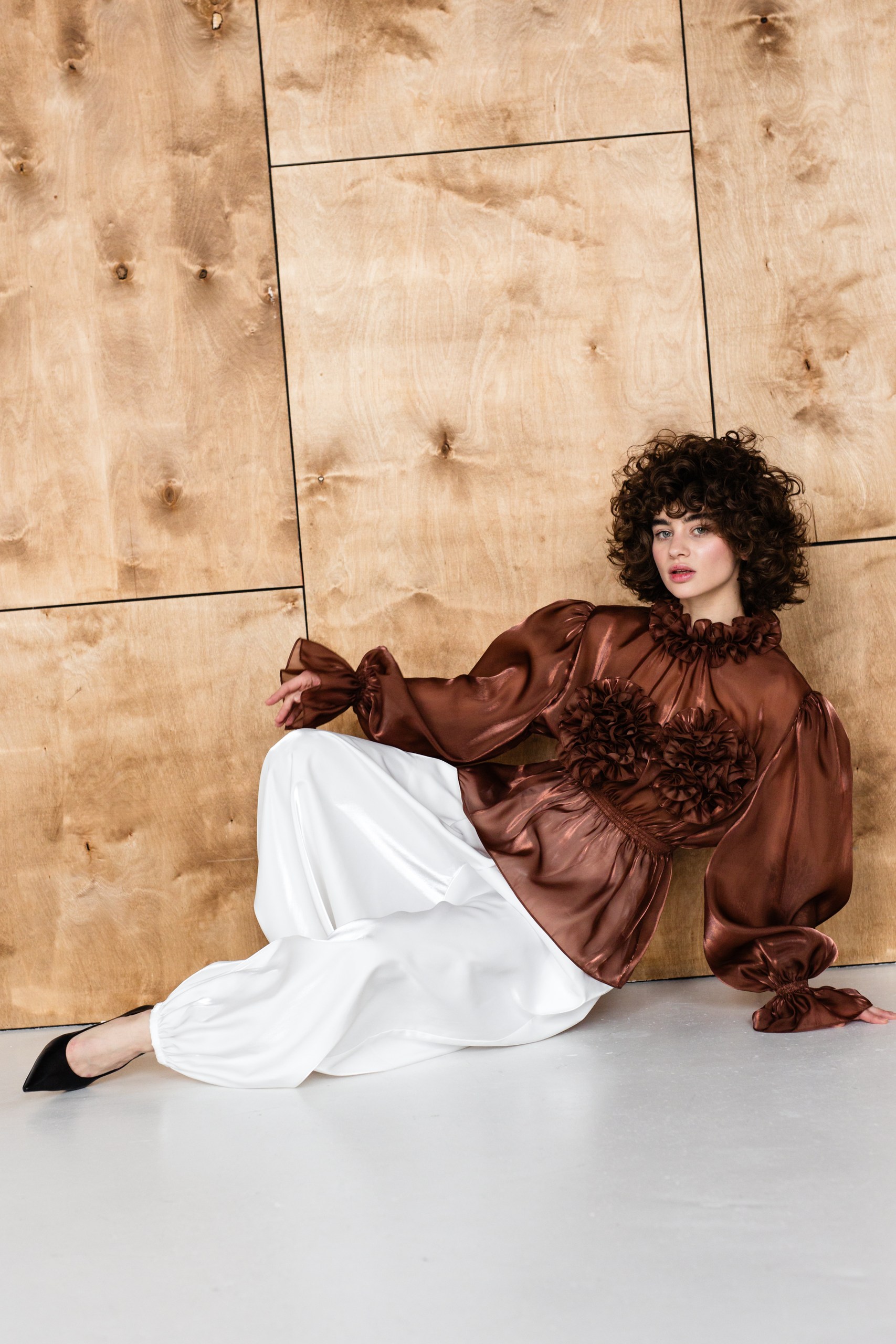 Брюки алладины белые