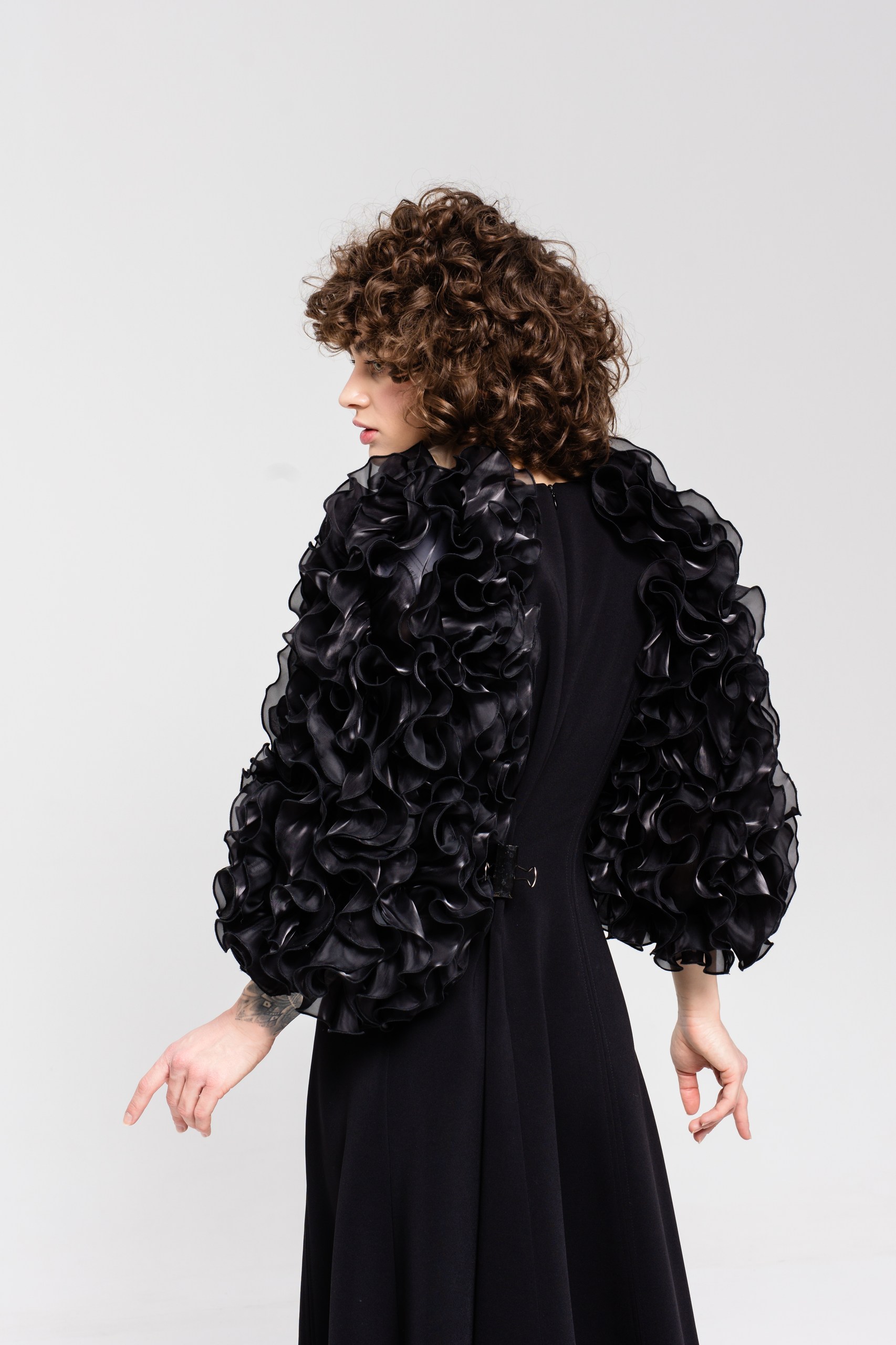 Платье фантазийное Матильда /черное/